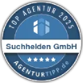 Logo von agenturtipp.de "Top Agentur 2025"