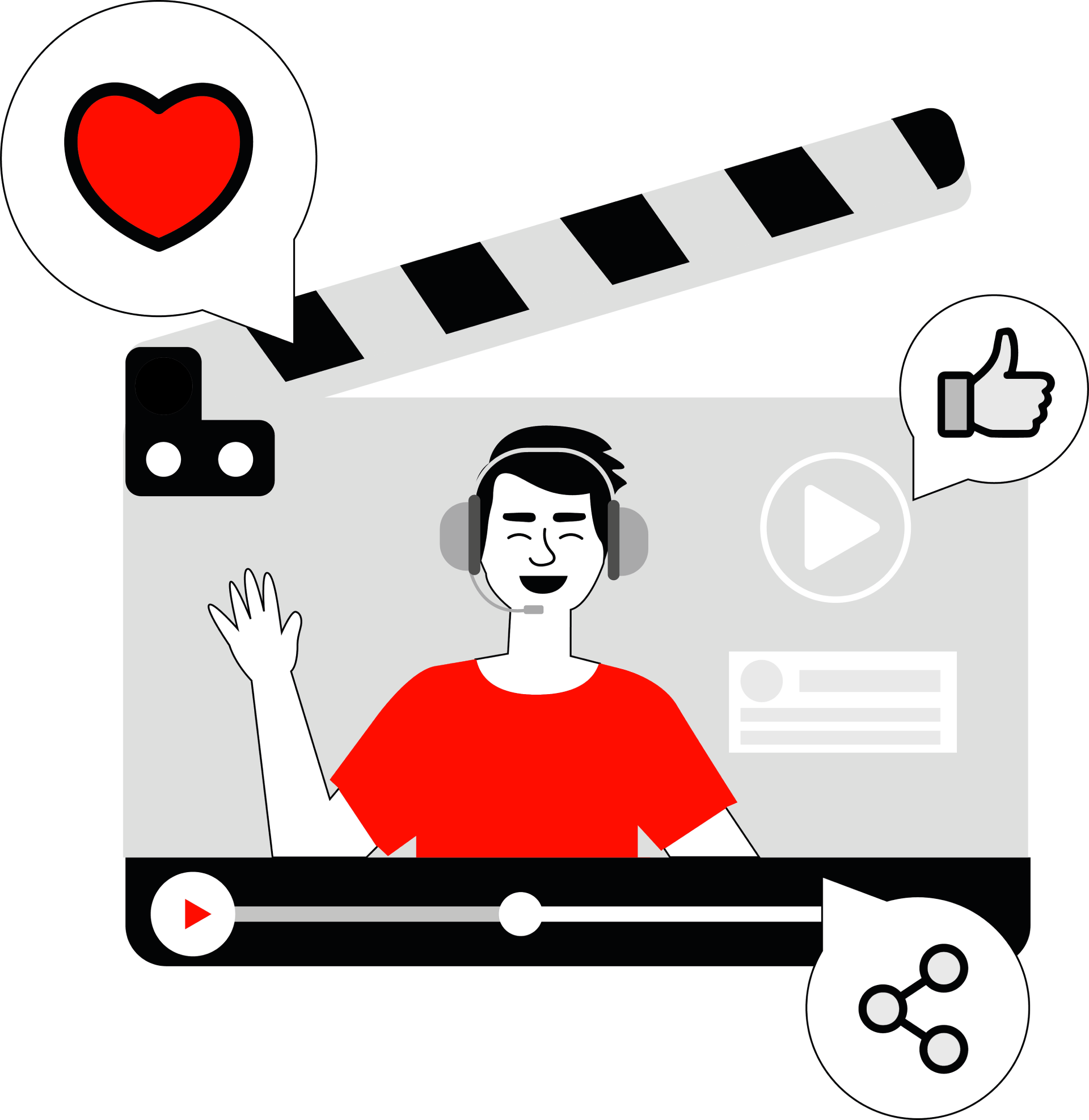 E-Learning durch Videos ermöglicht das Teilen und Liken von Lerninhalten.