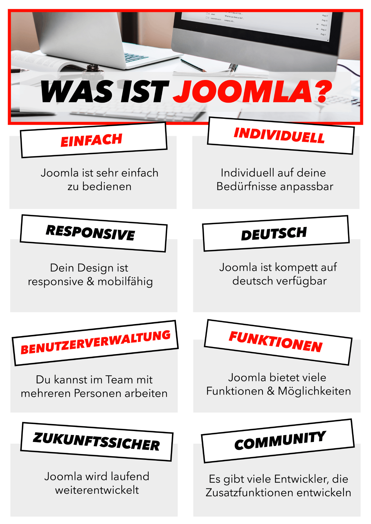 Die zahlreichen Vorteile von Joomla